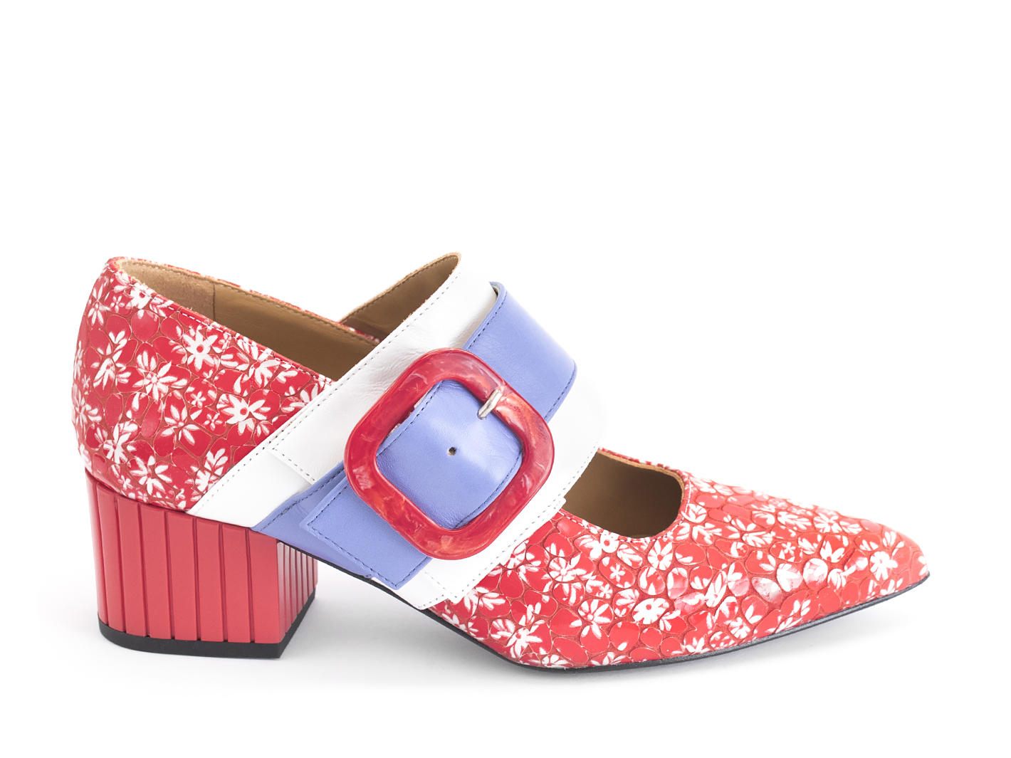 Felicity red floral