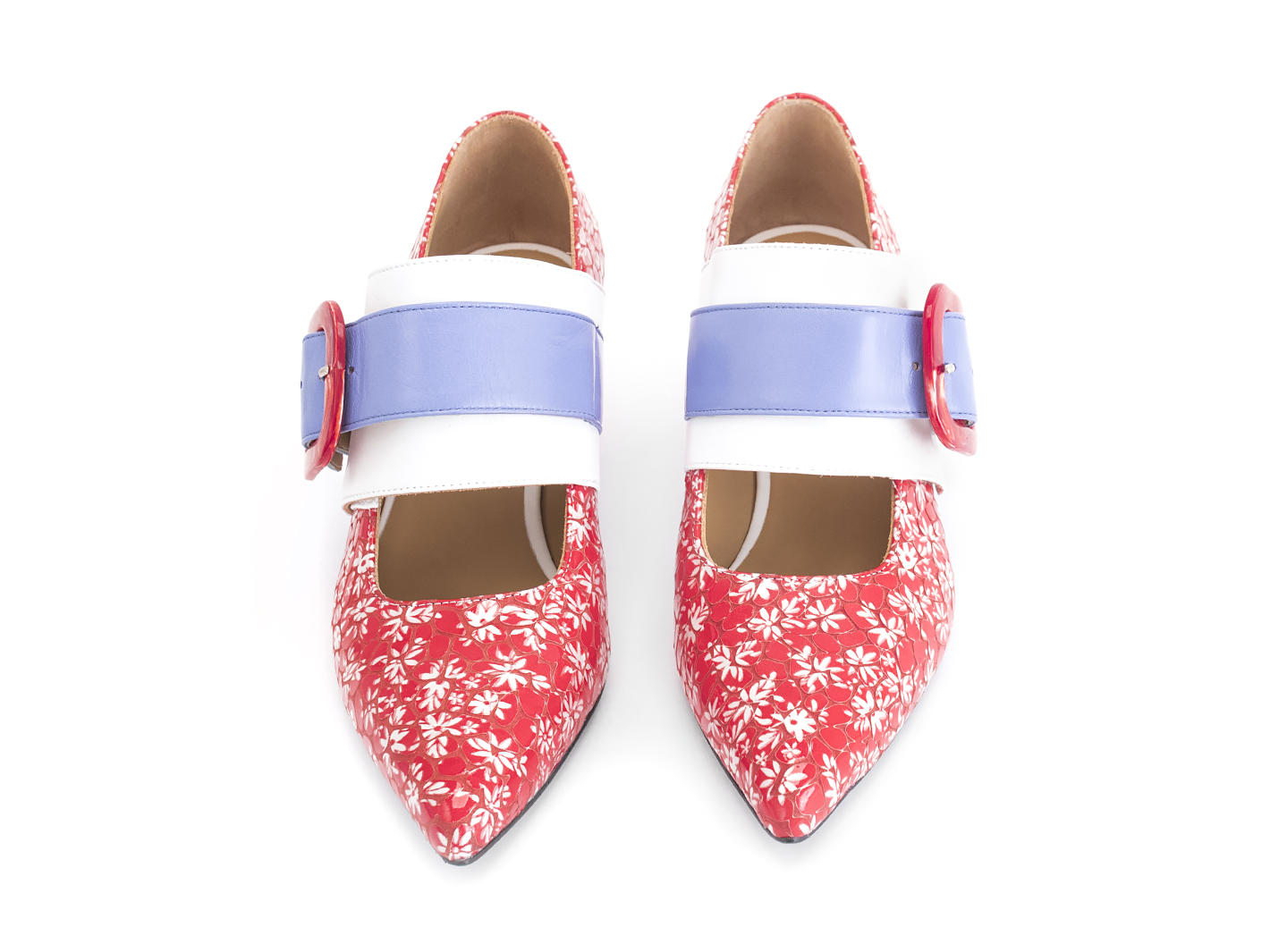 Felicity red floral