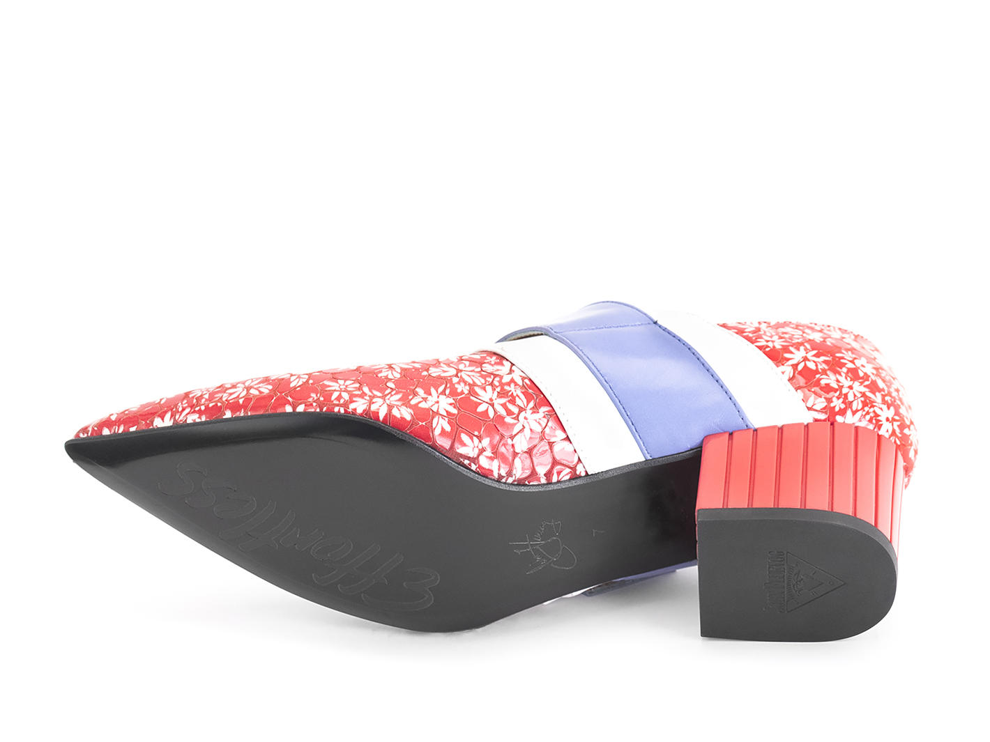 Felicity red floral