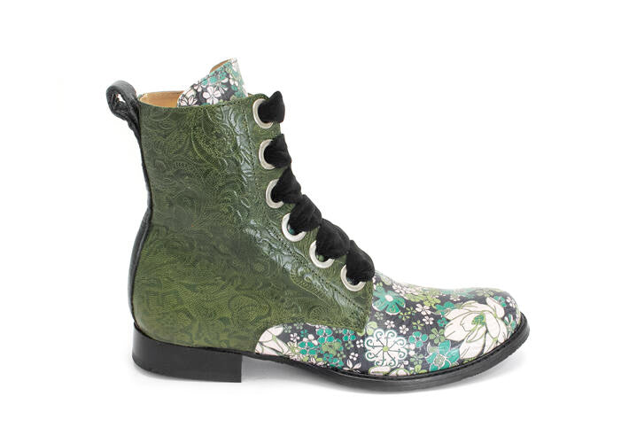 Da Costa green / floral