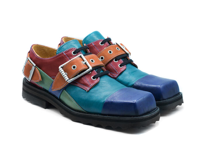 Guthrie blue / green / burgundy