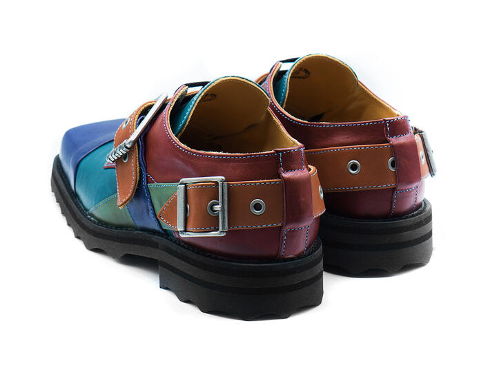 Guthrie blue / green / burgundy