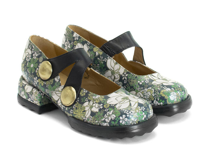Trina green / floral